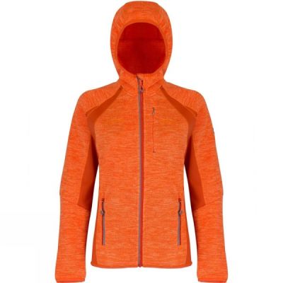 Fleece Regatta Willowbrook III Hooded Full Zip Mujer - Naranjas - Chile GYN021937